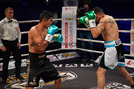 Meiirim Nursultanov, KBN 24, KnockOut Boxing Night, 2022, Lublin, Poland, Marcelo Esteban Coceres