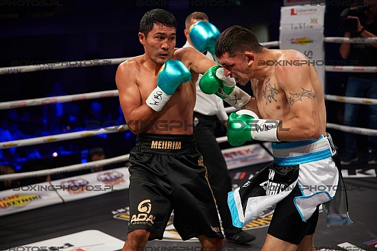 Meiirim Nursultanov, KBN 24, KnockOut Boxing Night, 2022, Lublin, Poland, Marcelo Esteban Coceres