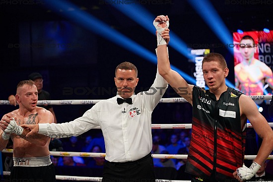 Mateusz Wojtasiński, Mateusz Wojtasinski, Sylwester Zięba, Sylwester Zieba, KBN 24, KnockOut Boxing Night, 2022, Lublin, Poland