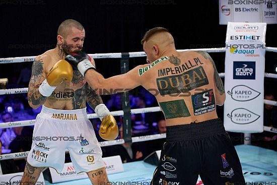 Kajetan Kalinowski, Max Miszczenko, Max Mishchenko, Rocky Boxing Night, RBN, 2023, Kościerzyna, Koscierzyna, Poland
