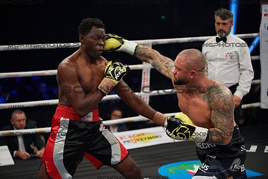 KBN 26,KnockOut Boxing Night 26, Nowy Sącz, Nowy Sacz, 2023, Poland, Łukasz Pławecki, Lukasz Plawecki, Emmanuel Feuzeu