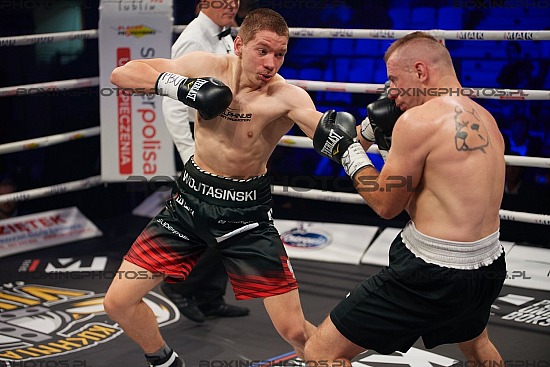 Mateusz Wojtasiński, Mateusz Wojtasinski, Sylwester Zięba, Sylwester Zieba, KBN 24, KnockOut Boxing Night, 2022, Lublin, Poland