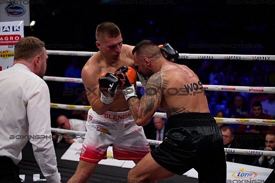 KBN 35, KnockOut Boxing Night, Rzeszów, Rzeszow, 2024, Kamil Ślendak, Kamil Slendak, Daniel Płonka, Daniel Plonka