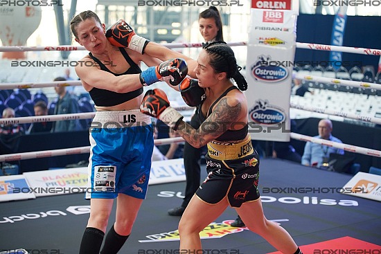 Ada Jędrzejczyk, ada, jedrzejczyk,monika lis,knockout boxing night 27, rzeszow, poland, knockout promotions, kbn 27