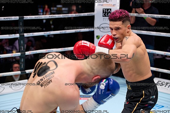 Filip Wąchała, Filip Wachala, Daniel Balcerzak, 2025, Sopot, RBN 21, Rocky Boxing Night