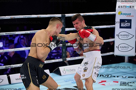 Dominik Harwankowski, Piotr Gudel, Rocky Boxing Night, RBN, 2023, Kościerzyna, Koscierzyna, Poland