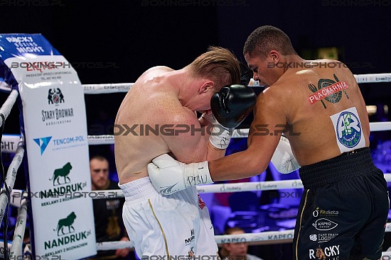 Paweł Nowaczyński, Pawel Nowaczynski, Damian Smagieł, Damian Smagiel, Rocky Boxing Night, RBN, 2023, Kościerzyna, Koscierzyna, Poland