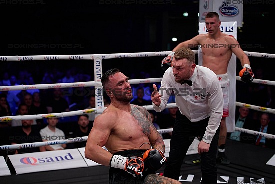 KBN 35, KnockOut Boxing Night, Rzeszów, Rzeszow, 2024, Kamil Ślendak, Kamil Slendak, Daniel Płonka, Daniel Plonka