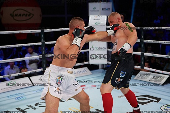 Kacper Meyna, Krzysztof Twardowski, WBC Frankophone, WBC, RBN 16, Rocky Boxing Night, Żukowo, Zukowo, 2023