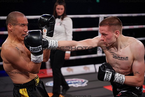 Mateusz Wojtasiński, Mateusz Wojtasinski, Bazargur Jugder, KBN28, Białystok, Bialystok, 2023, KnockOut Boxing Night, KnockOut Promotions