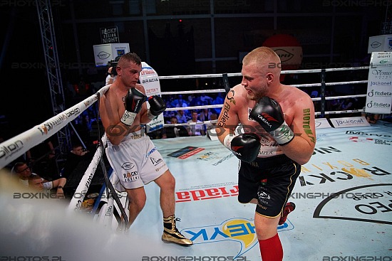 Kacper Meyna, Krzysztof Twardowski, WBC Frankophone, WBC, RBN 16, Rocky Boxing Night, Żukowo, Zukowo, 2023