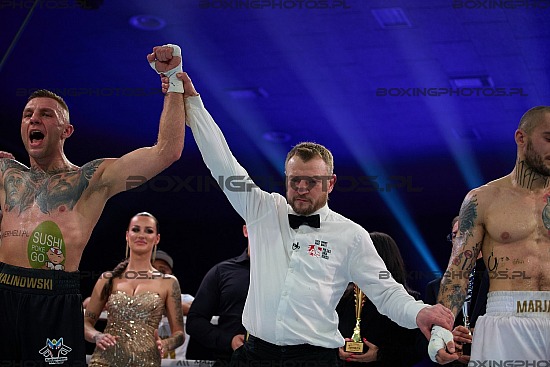 Kajetan Kalinowski, Max Miszczenko, Max Mishchenko, Rocky Boxing Night, RBN, 2023, Kościerzyna, Koscierzyna, Poland