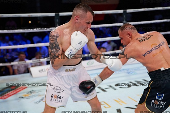 Mateusz Polski, Denis Mądry, Denis Madry, RBN 16, Rocky Boxing Night, Żukowo, Zukowo, 2023