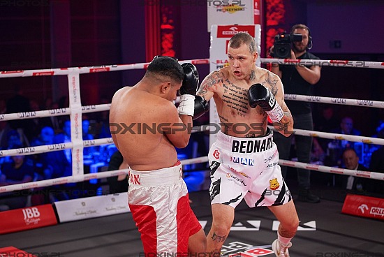 Kamil Bednarek, Ramiro Blanco, NDKBN 31, KnockOut Boxing Night, Nosalowy Dwór, Nosalowy Dwór, Zakopane, 2023, Poland
