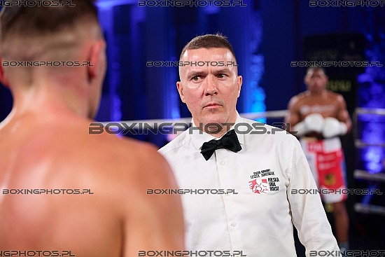 Leszek Jankowiak, Referee, Ihosvany Garcia Torres, Andrij Velikovskyi, 2025, Zakopane, Nosalowy Dwór, KBN 41, KBN, KnockOut Boxing Night