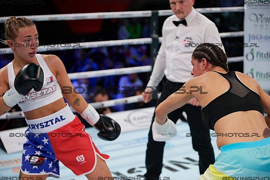 Angelika Krysztoforska, Jasmina Nady, RBN 16, Rocky Boxing Night, Żukowo, Zukowo, 2023