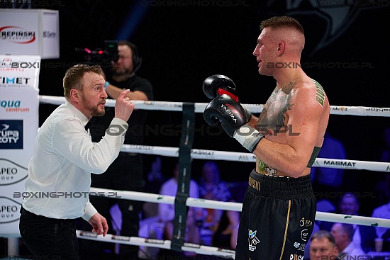 Kajetan Kalinowski, Max Miszczenko, Max Mishchenko, Rocky Boxing Night, RBN, 2023, Kościerzyna, Koscierzyna, Poland
