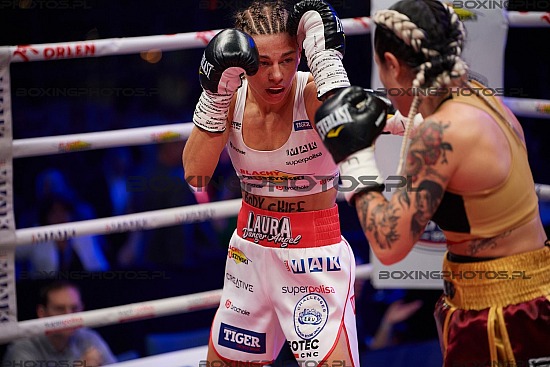 Laura Grzyb, Maria Cecchi,knockout boxing night 27, rzeszow, poland, knockout promotions, kbn 27, EBU