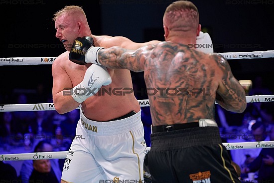 Dawid Turzeniecki, Piotr Rzyman, Rocky Boxing Night, RBN, 2023, Kościerzyna, Koscierzyna, Poland