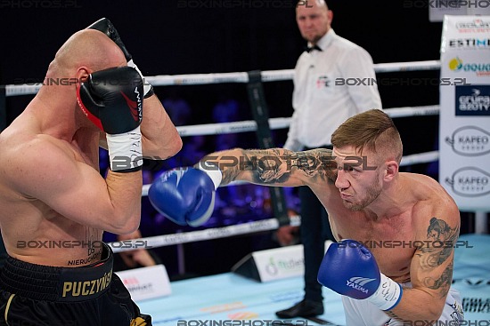 Łukasz Puczyński, Lukasz Puczynski, Hubert Krasuski, Rocky Boxing Night, RBN, 2023, Kościerzyna, Koscierzyna, Poland