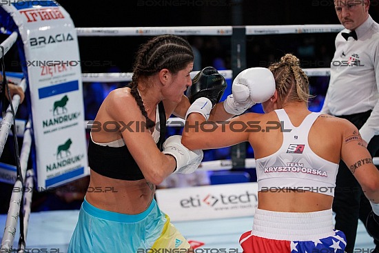 Angelika Krysztoforska, Jasmina Nady, RBN 16, Rocky Boxing Night, Żukowo, Zukowo, 2023