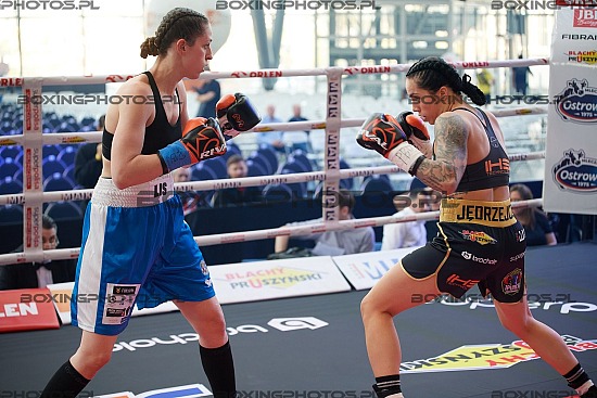 Ada Jędrzejczyk, ada, jedrzejczyk,monika lis,knockout boxing night 27, rzeszow, poland, knockout promotions, kbn 27