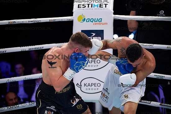 Bartłomiej Przybyła, Bartlomiej Przybyla, Marek Cureja, Rocky Boxing Night, RBN, 2023, Kościerzyna, Koscierzyna, Poland