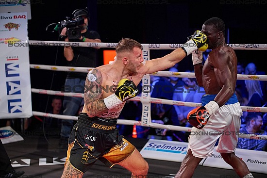 Kamil Szeremeta, Abel Mina, 2024, KBN33, KnockOut Boxing Night, Białystok, Bialystok