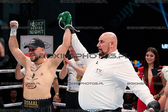 Adrian Domalewski, Leon Maric,, 2025, Sopot, RBN 21, Rocky Boxing Night