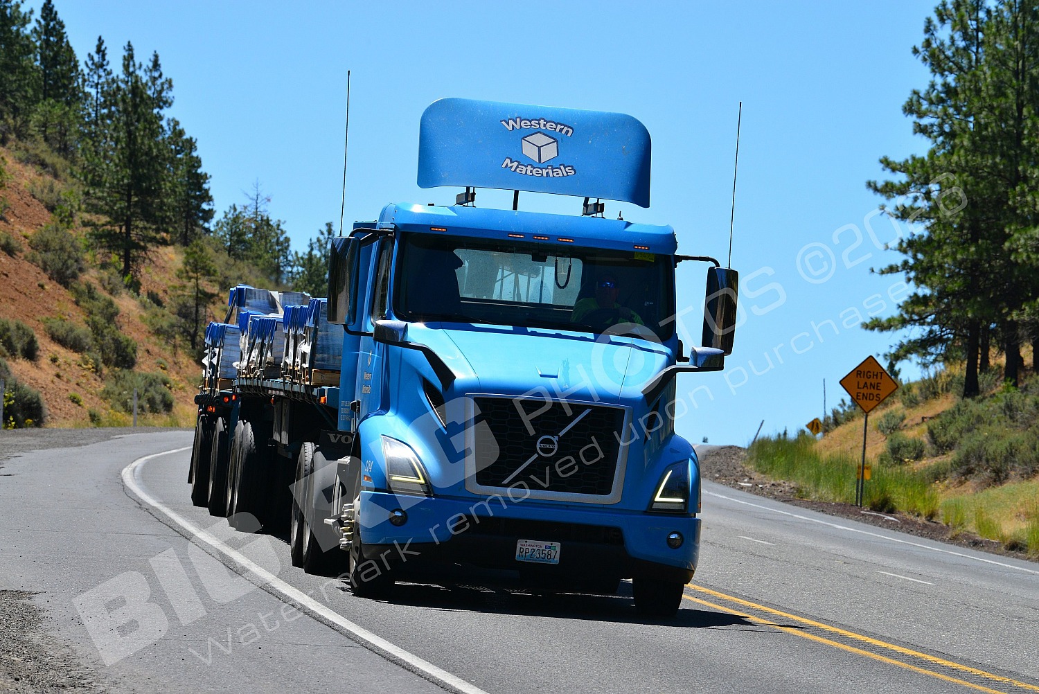 104, BBB, Flatbed, Volvo, Western Ma, Western Materials, rp23587