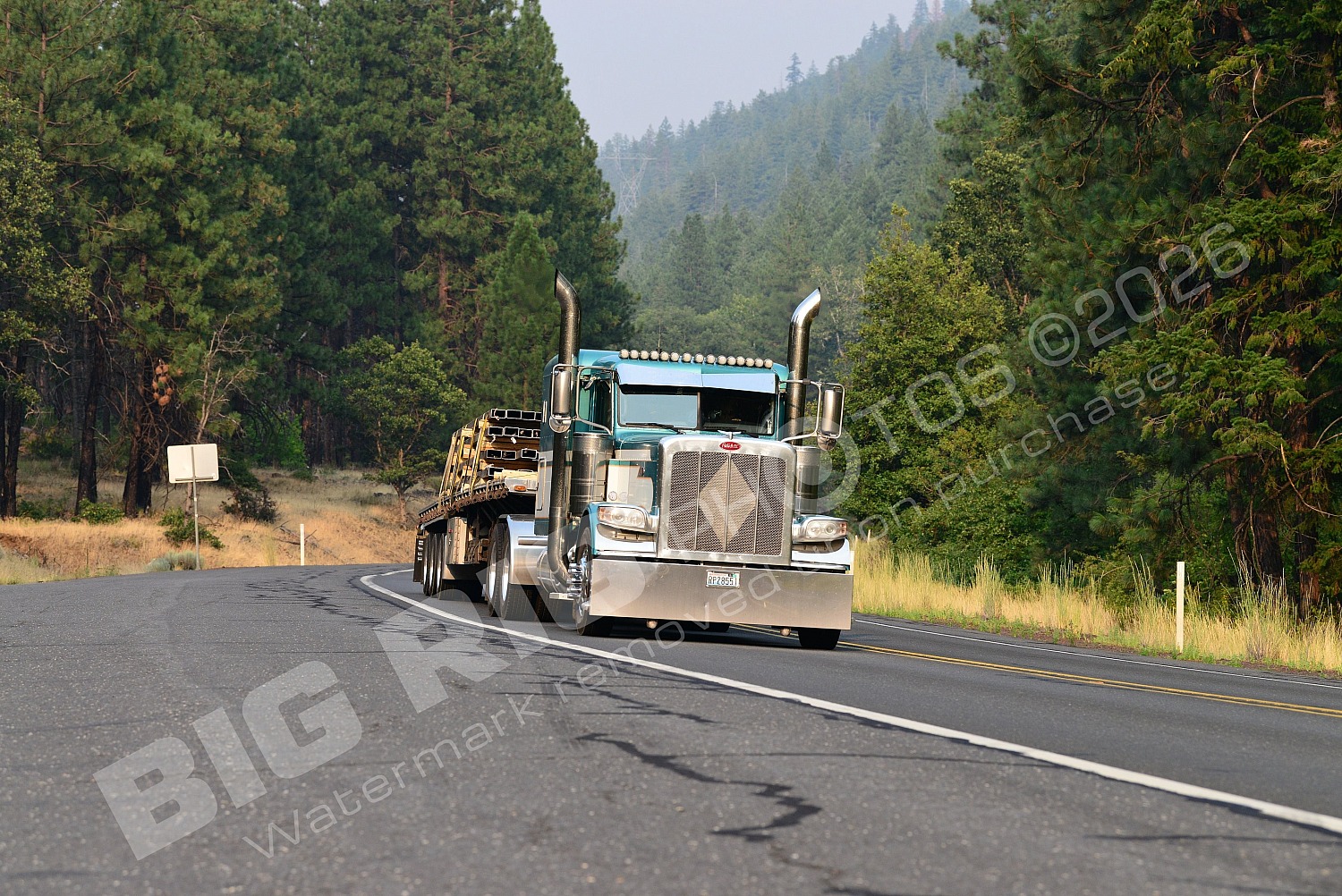 BBF, Flatbed, Kenworth, L62, Penna Trucking, Peterbilt, rp28551