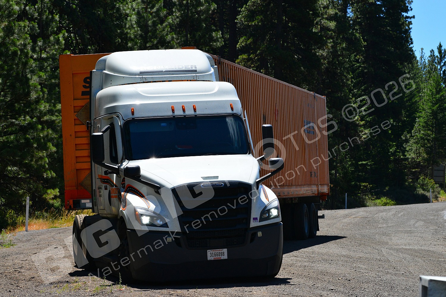 3166098, BBB, Freightliner Trucks, Intermodal, Schneider