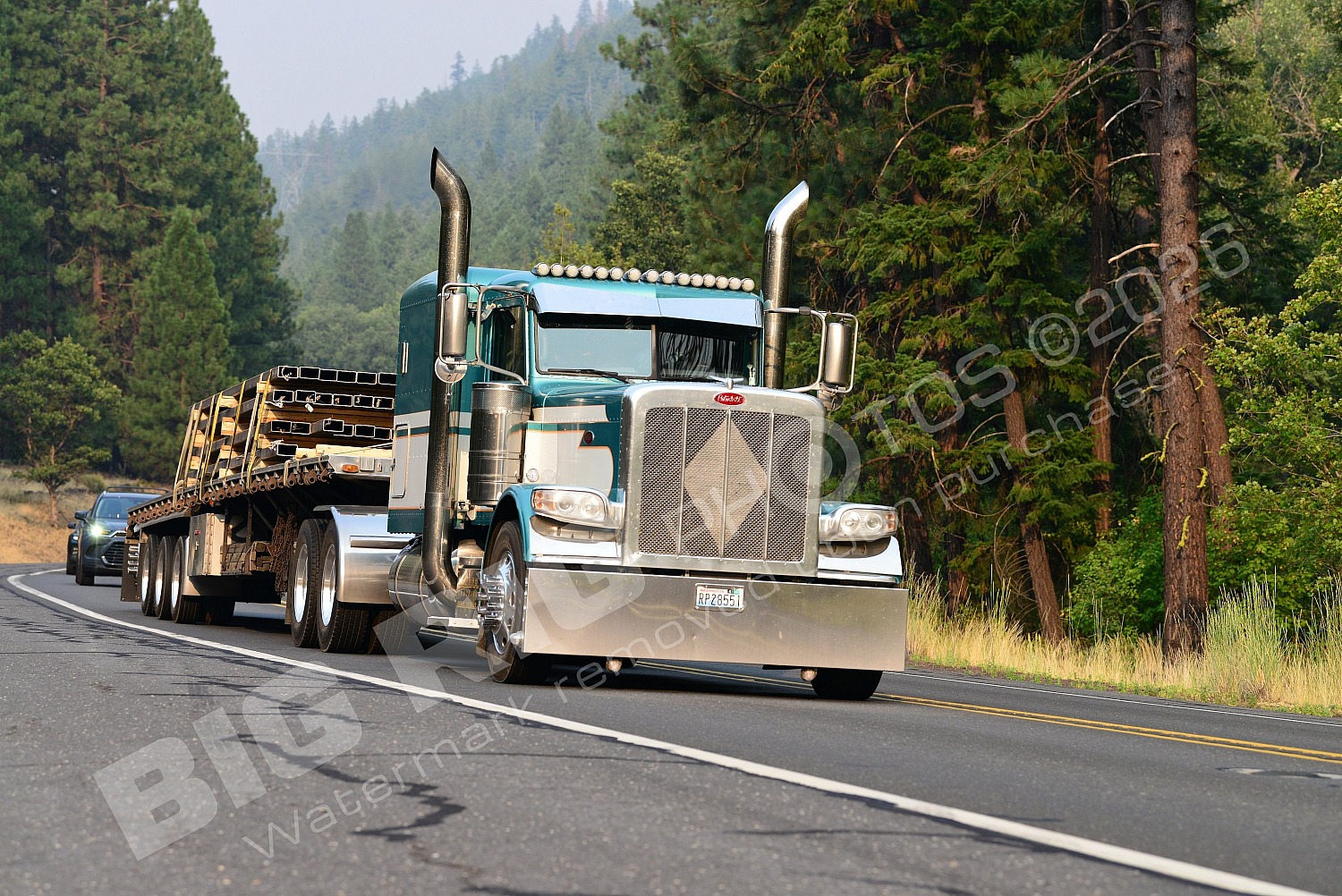 BBF, Flatbed, Kenworth, L62, Penna Trucking, Peterbilt, rp28551