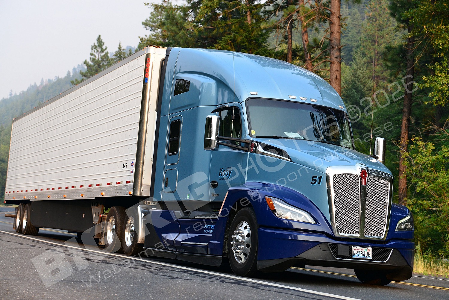 51, BBF, Dry Van, Kenworth, Kooy, Kooy 51, Reefer, rp28406