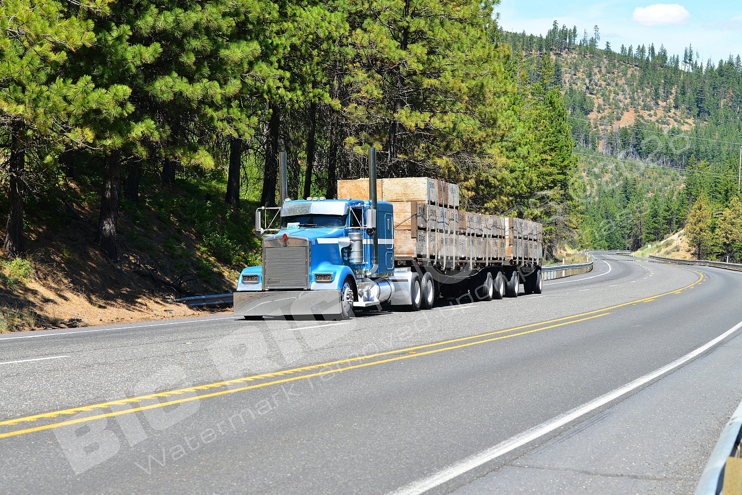 1, BBB, Flatbed, Kenworth, Logger, d64217k