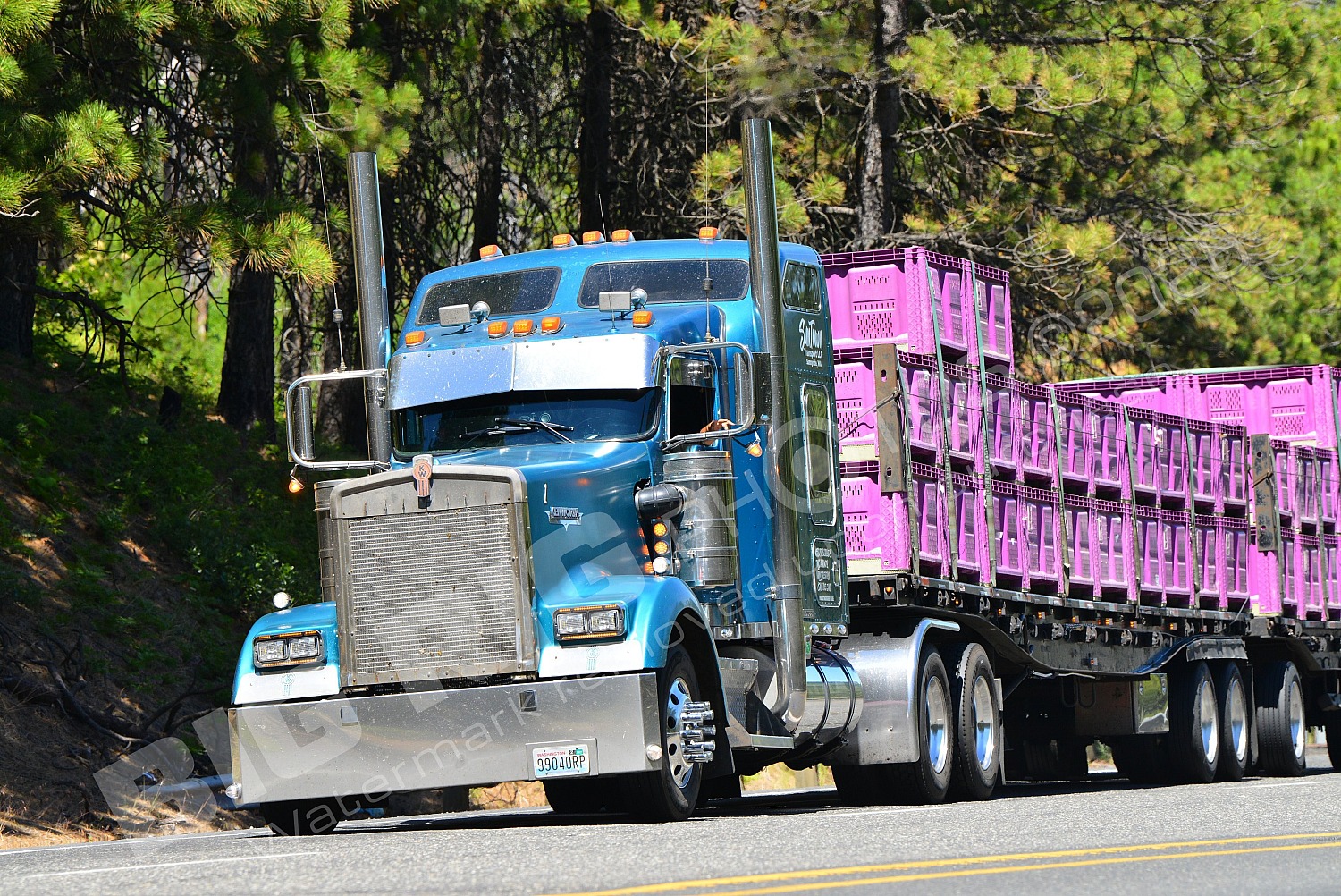 1, 99040rp, Agriculture, BBB, Flatbed, Kenworth, Logger, Sutton