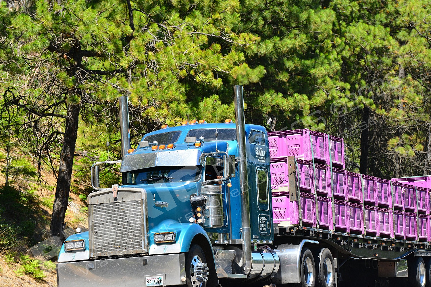 1, 99040rp, Agriculture, BBB, Flatbed, Kenworth, Logger, Sutton