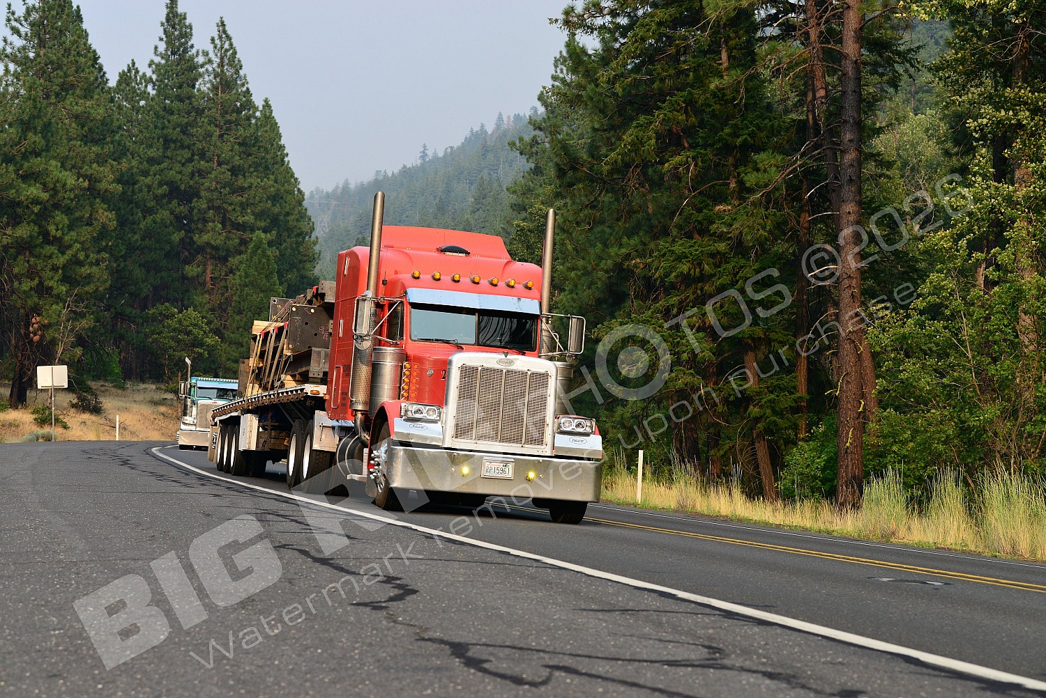 21, BBF, Flatbed, Logger, Peterbilt, rp15961