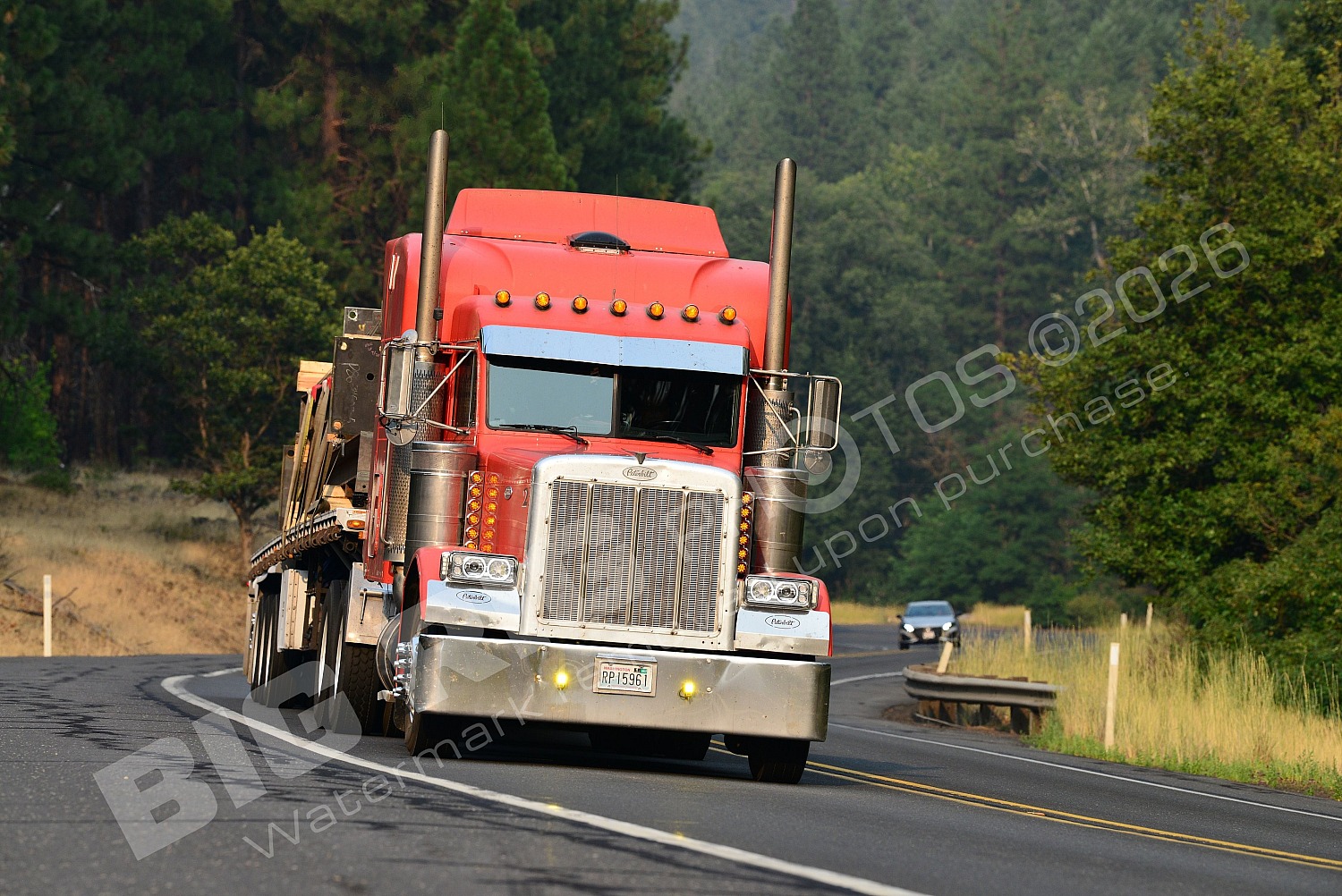 21, BBF, Flatbed, Logger, Peterbilt, rp15961