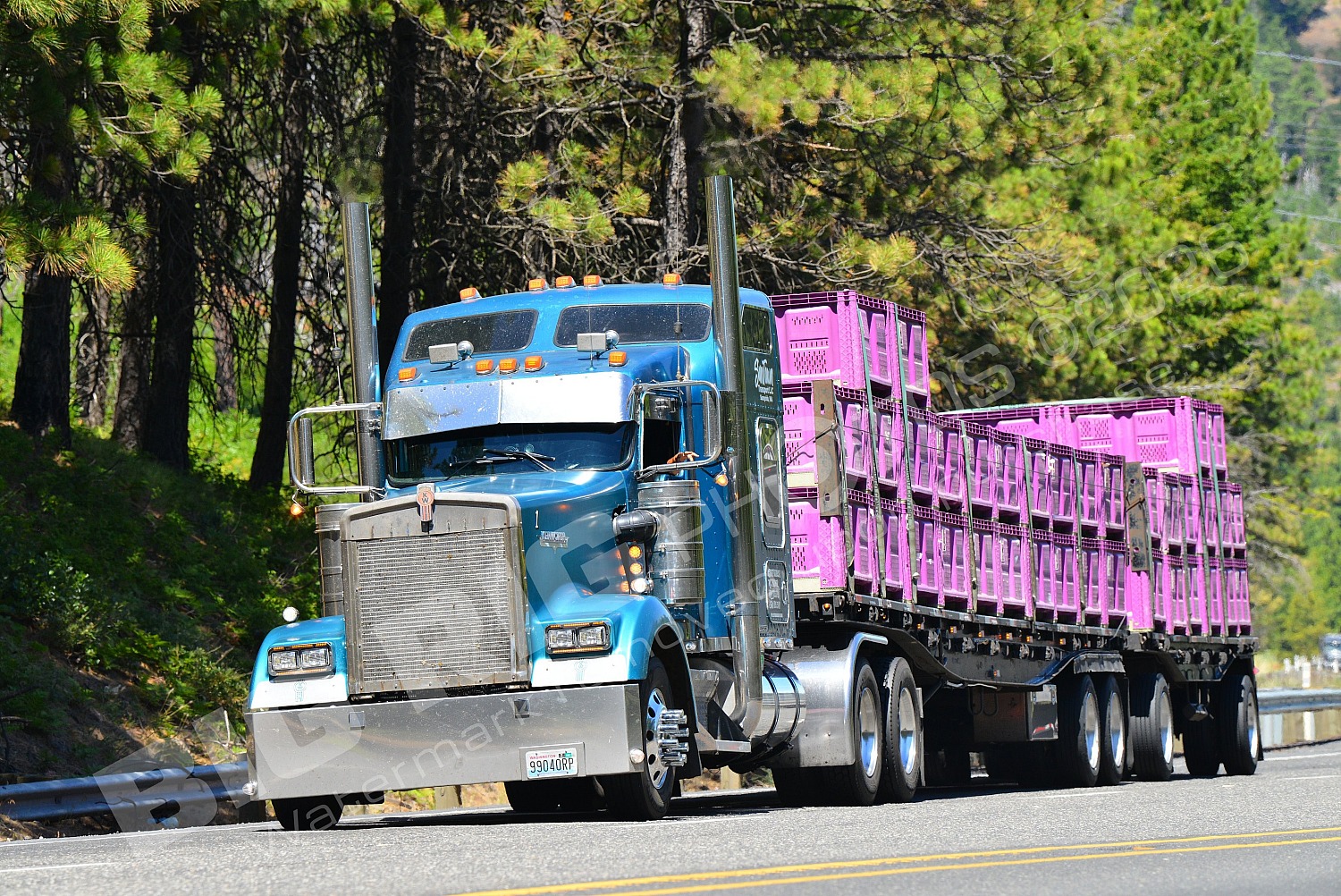 1, 99040rp, Agriculture, BBB, Flatbed, Kenworth, Logger, Sutton