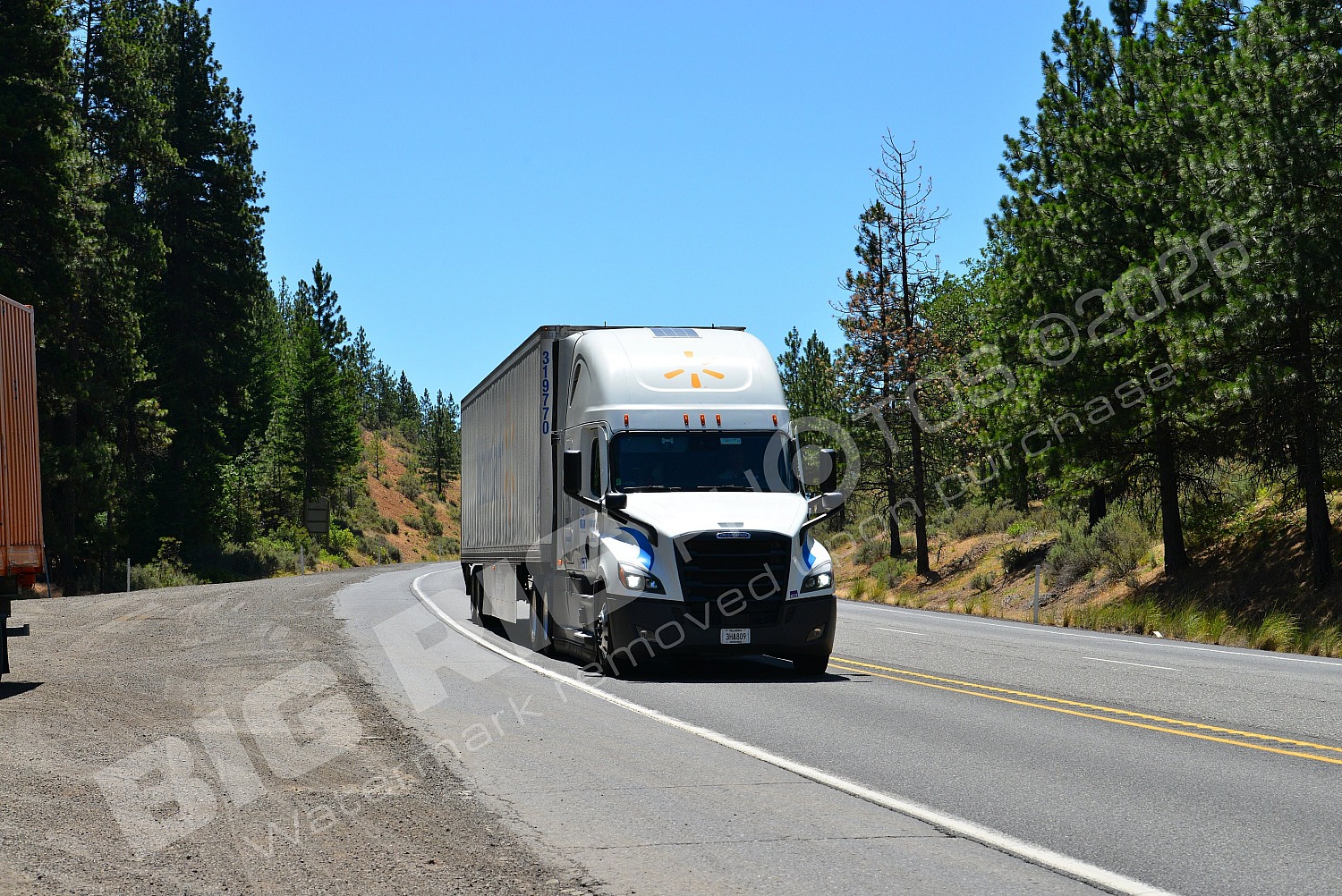 319770, 3ha809, BBB, Dry Van, Freightliner Trucks, Walm, Walmart