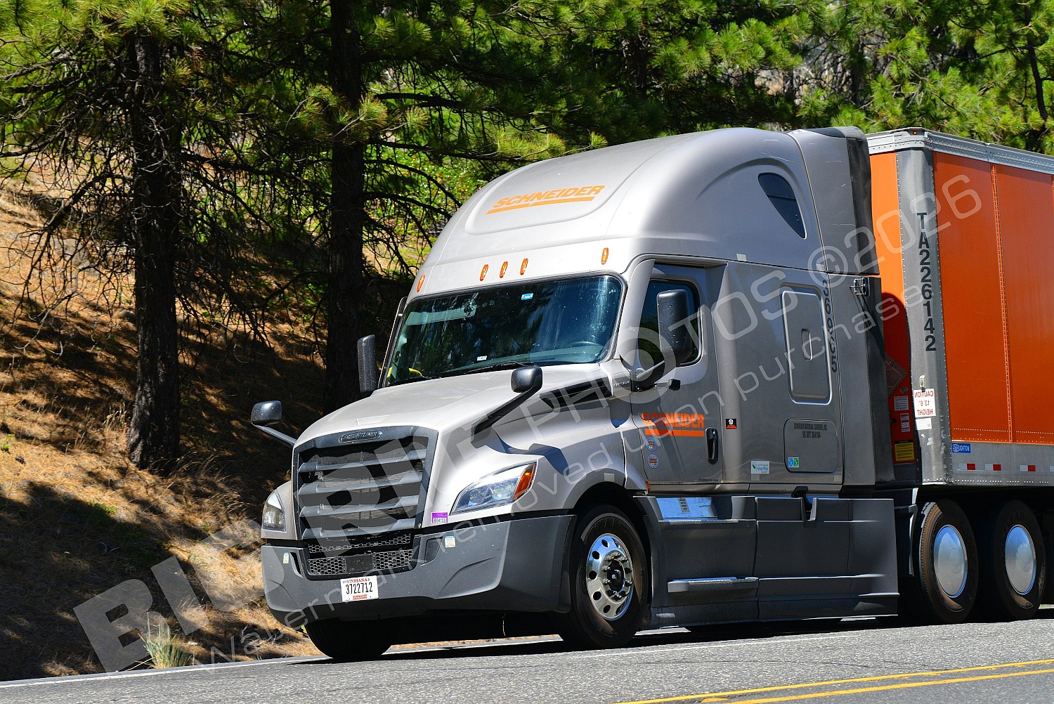 36965, 3722712, BBB, Dry Van, Freightliner Trucks, Sc, Schneider