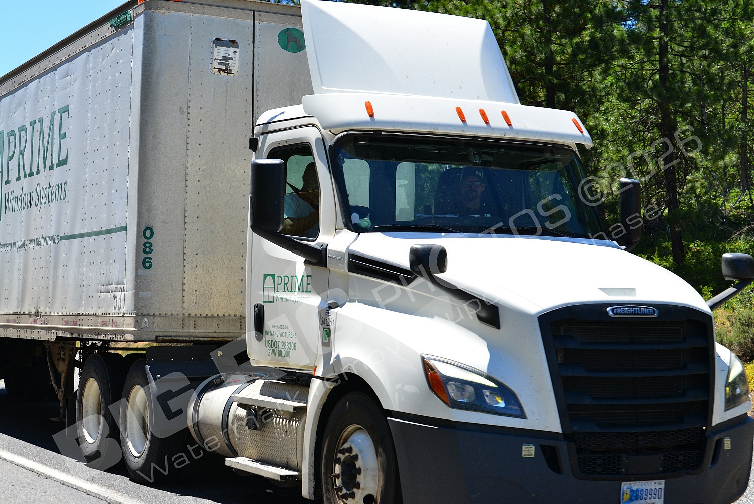 086, 2889990, BBB, Dry Van, Freightliner Trucks, Prime Window Sy