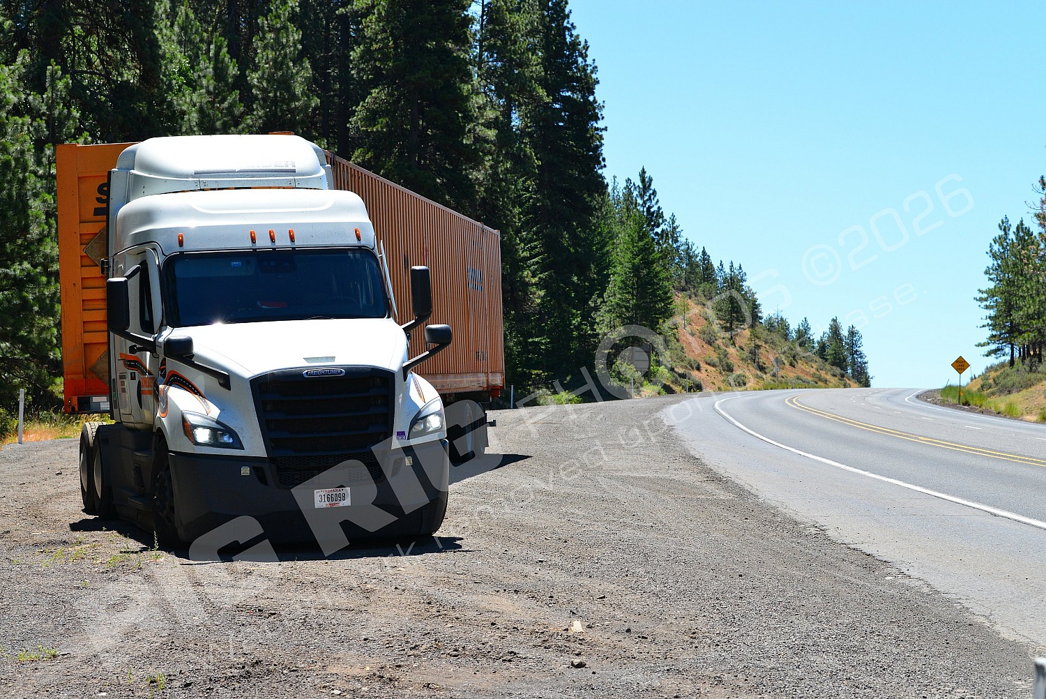 3166098, BBB, Freightliner Trucks, Intermodal, Schneider
