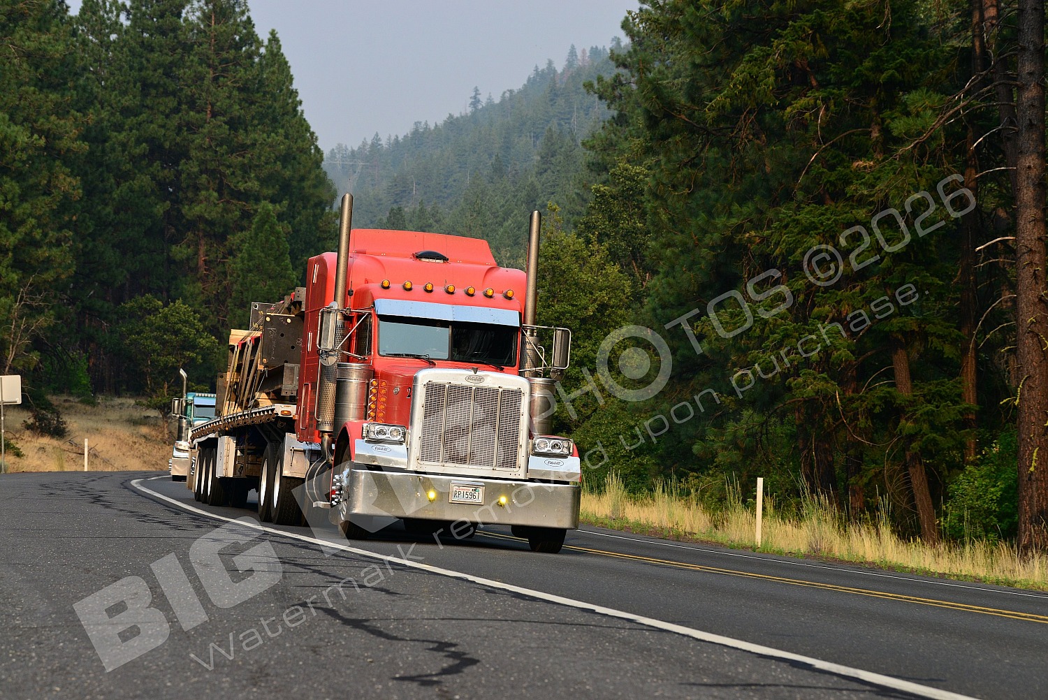 21, BBF, Flatbed, Logger, Peterbilt, rp15961