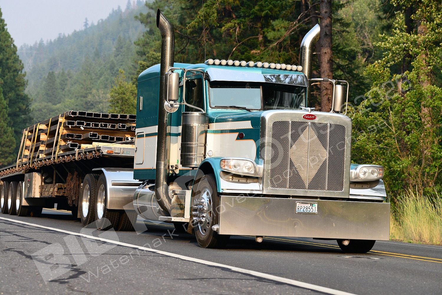BBF, Flatbed, Kenworth, L62, Penna Trucking, Peterbilt, rp28551