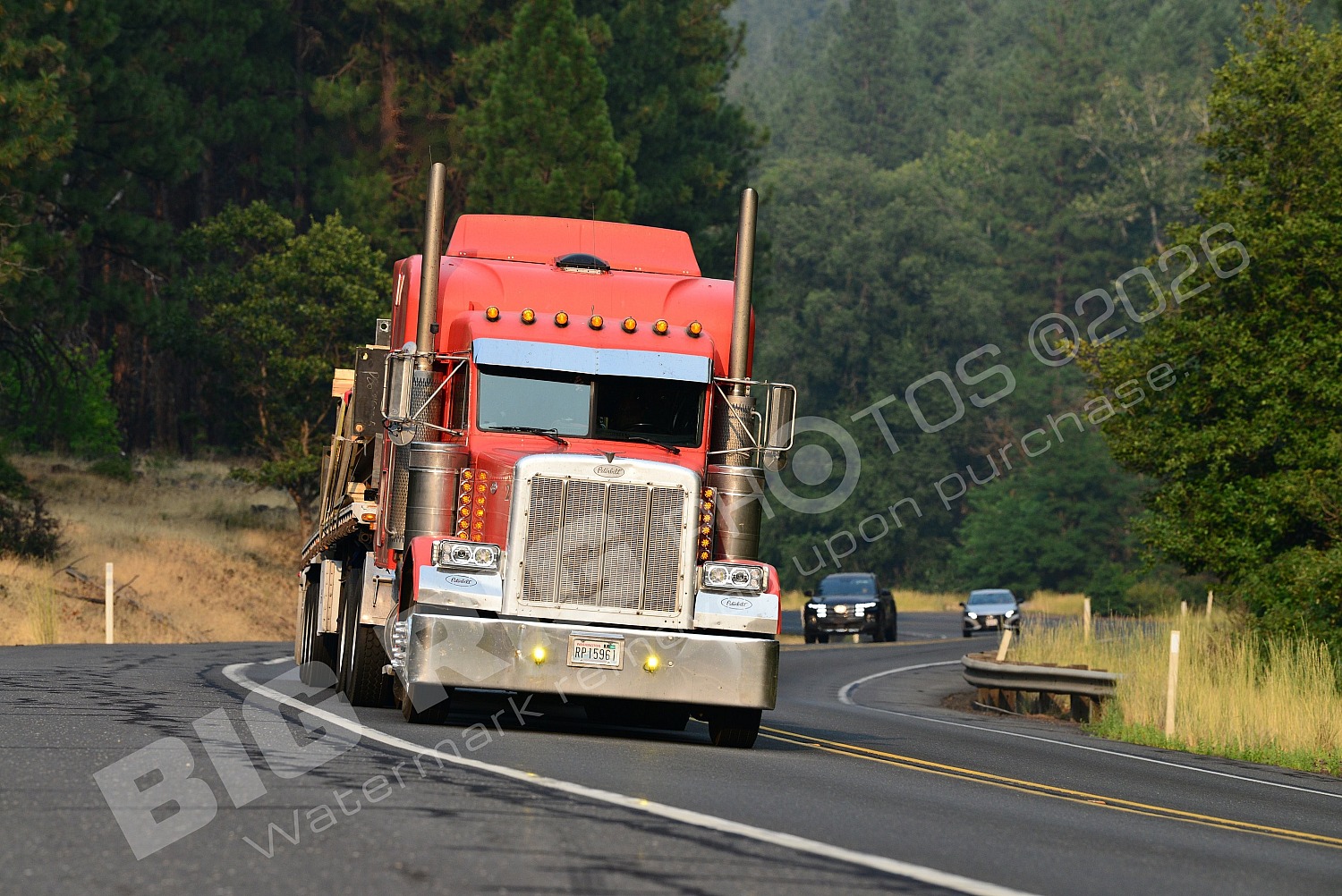 21, BBF, Flatbed, Logger, Peterbilt, rp15961