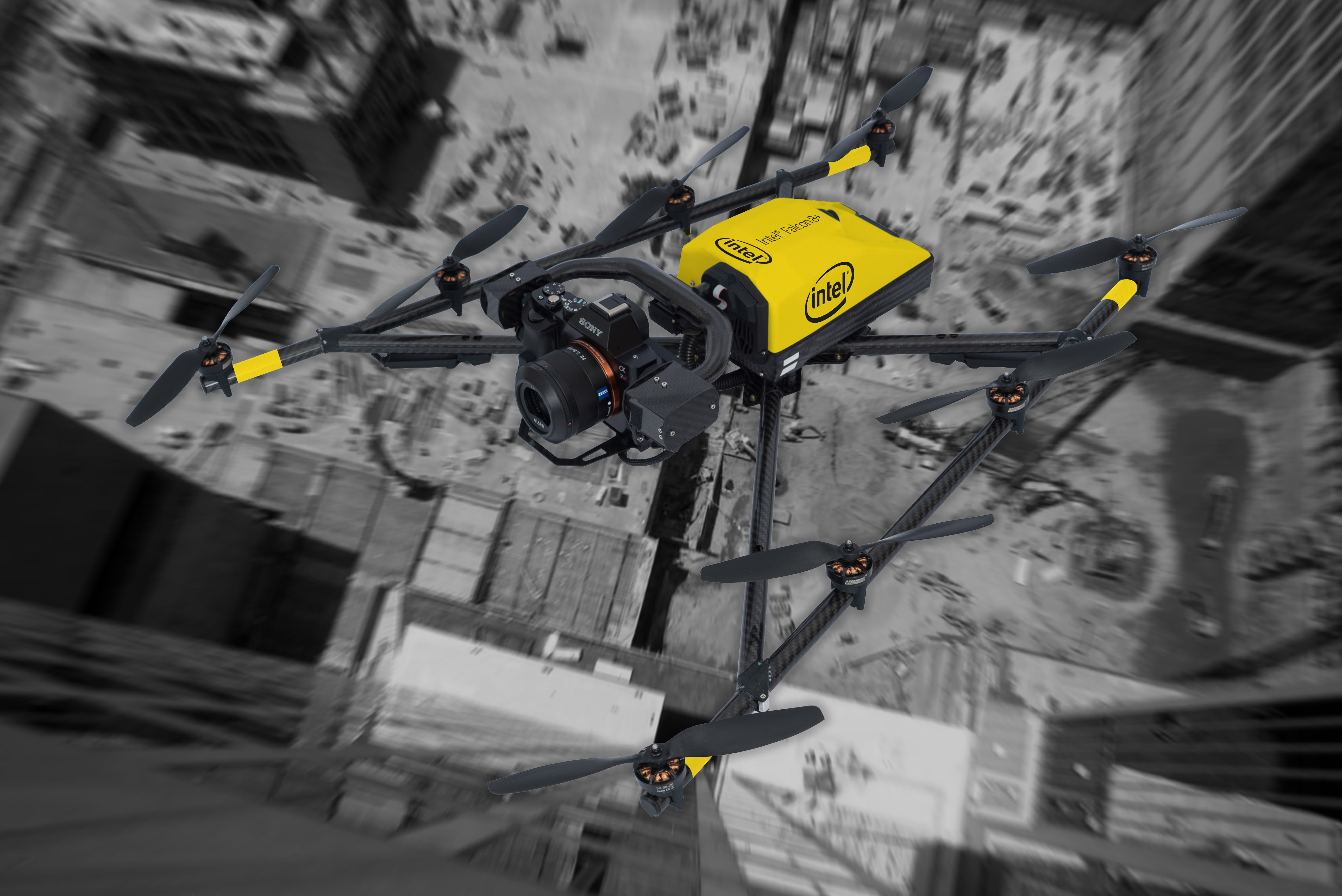 Intel Unveils Falcon 8+, a Commercial Drone Built to Work Techvibes