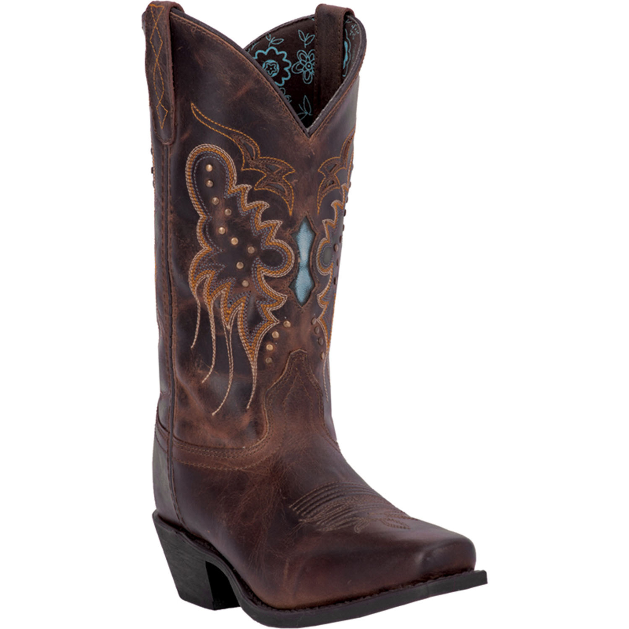 laredo boots s laredo womens brown leather cora studs underlay 11 laredo boots s laredo womens brown leather cora studs underlay 11