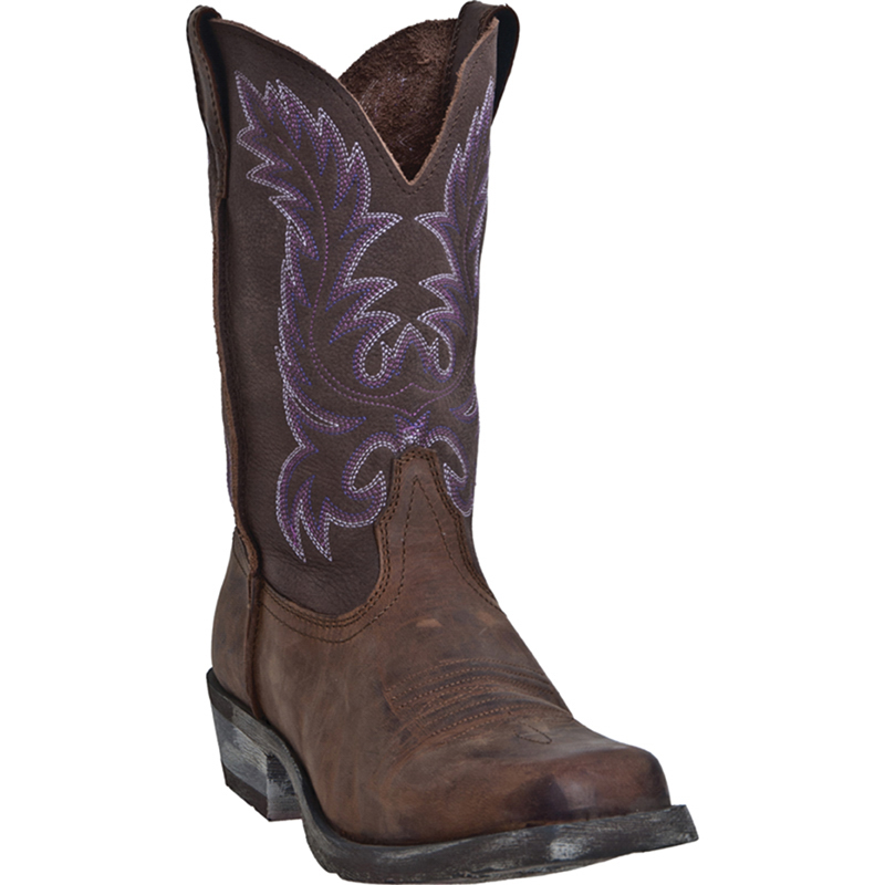 Laredo Womens TAN Leather Prowler 10in Square TOE Chute Cowboy Boots eBay